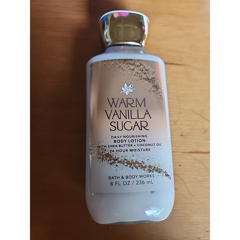 Bath and Body Works WARM VANILLA SUGAR Body Lotion 8 fl oz /236mL * NEW *